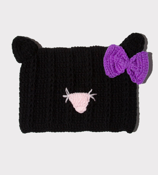 Black Kitty Beanie