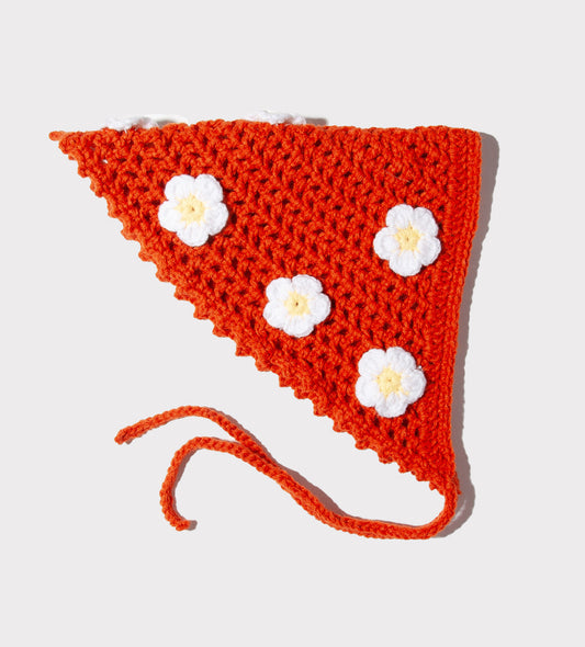 Orange Daisy Bandana