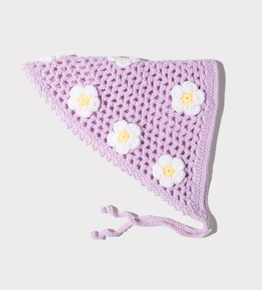 Lavender Daisy Bandana