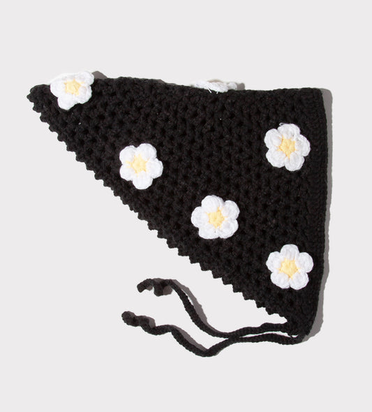 Black Daisy Bandana