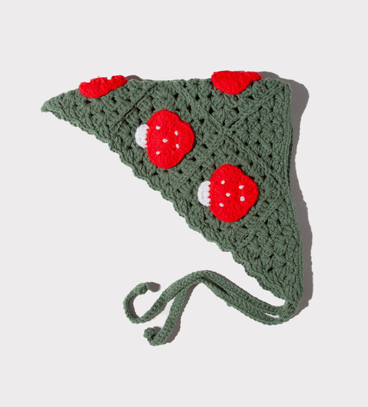 Granny Green Mushroom Bandana