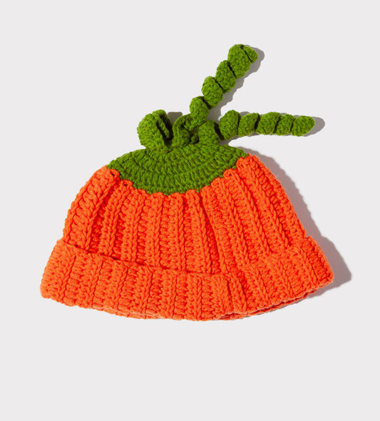 Moody Pumpkin Beanie