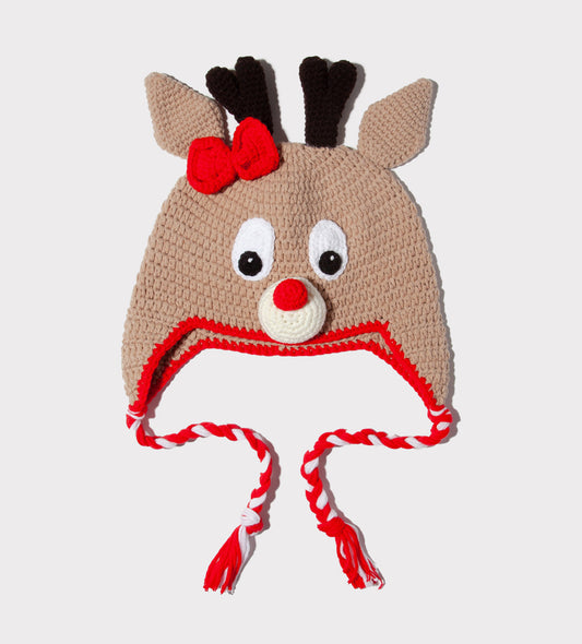 Clarice Reindeer Hat